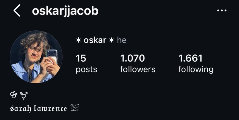 Screenshot: Instagram/oskarjjaco