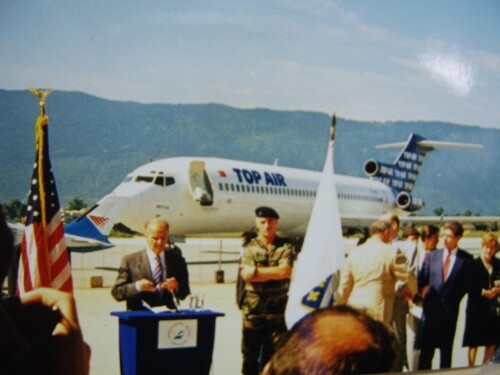 Otvorenje nakon rata (Foto: Aerodrom Sarajevo)
