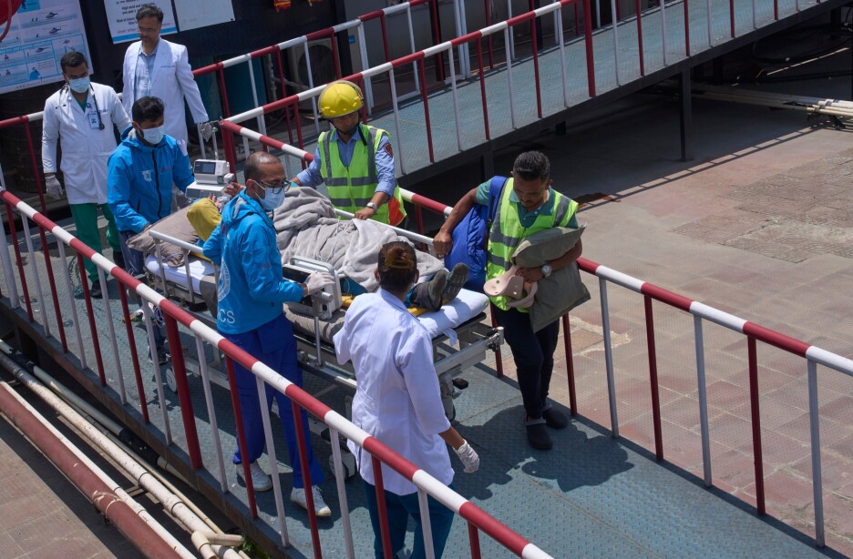 Nepal Everest Sherpa Rescued (Foto: AP)