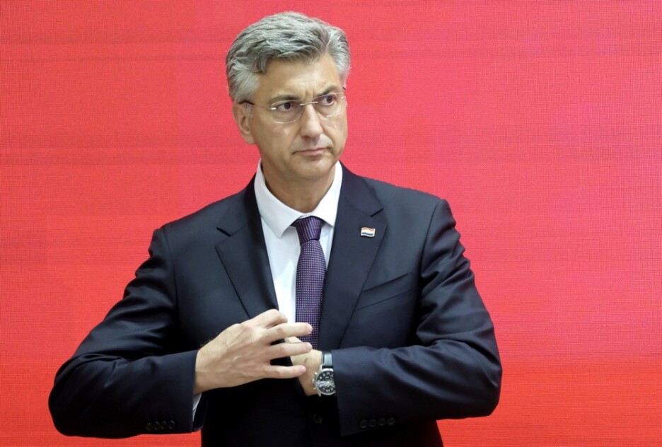 Hrvatski premijer Andrej Plenković u maju ove godine u posjeti Sjevernoj Makedoniji (Foto: EPA-EFE)