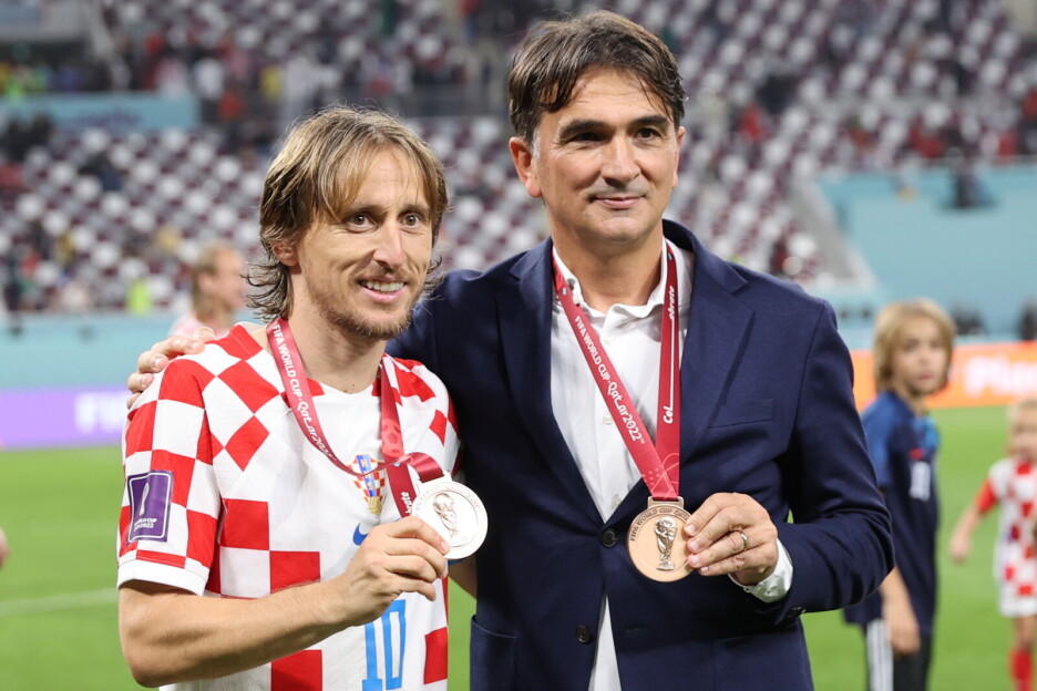 Luka Modrić i Zlatko Dalić (Foto: EPA-EFE)