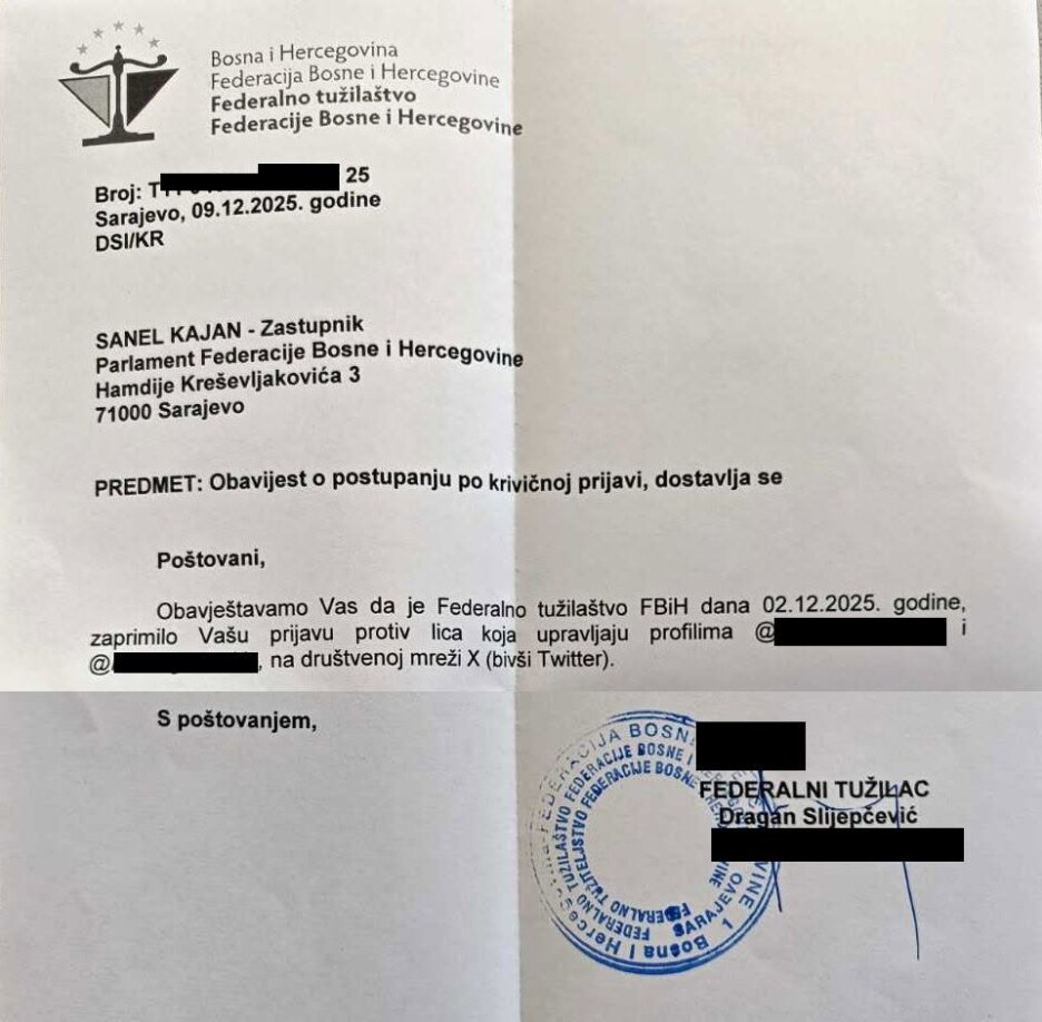 Slučaj će dobiti sudski epilog