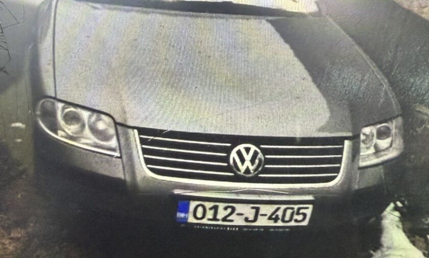 Automobil koji se dovodi u vezu s osumnjičenim Benjaminom Džaferovićem (Foto: MUP USK)