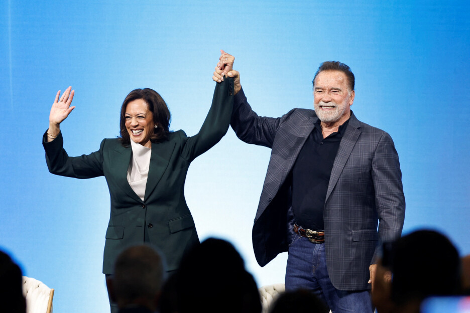 Kamala Harris i Arnold Schwarzenegger (Foto: Reuters)