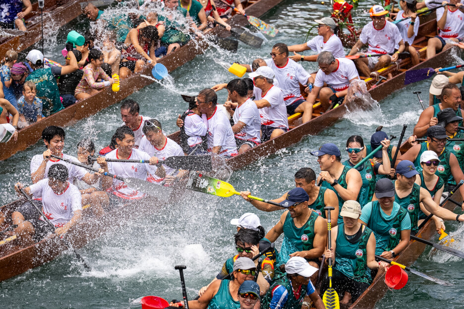 APTOPIX Hong Kong Dragon Boat Festival (Foto: AP)