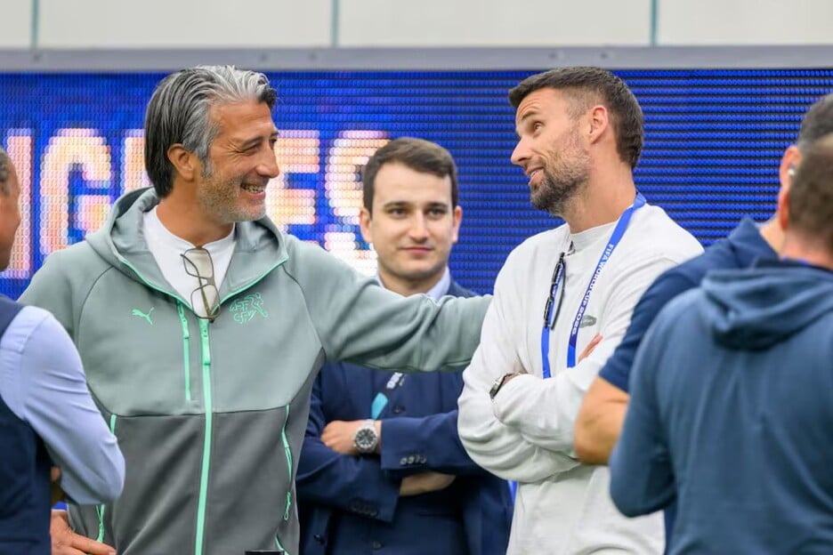 Murat Yakin i Haris Seferorović (Foto: Toto Marti)