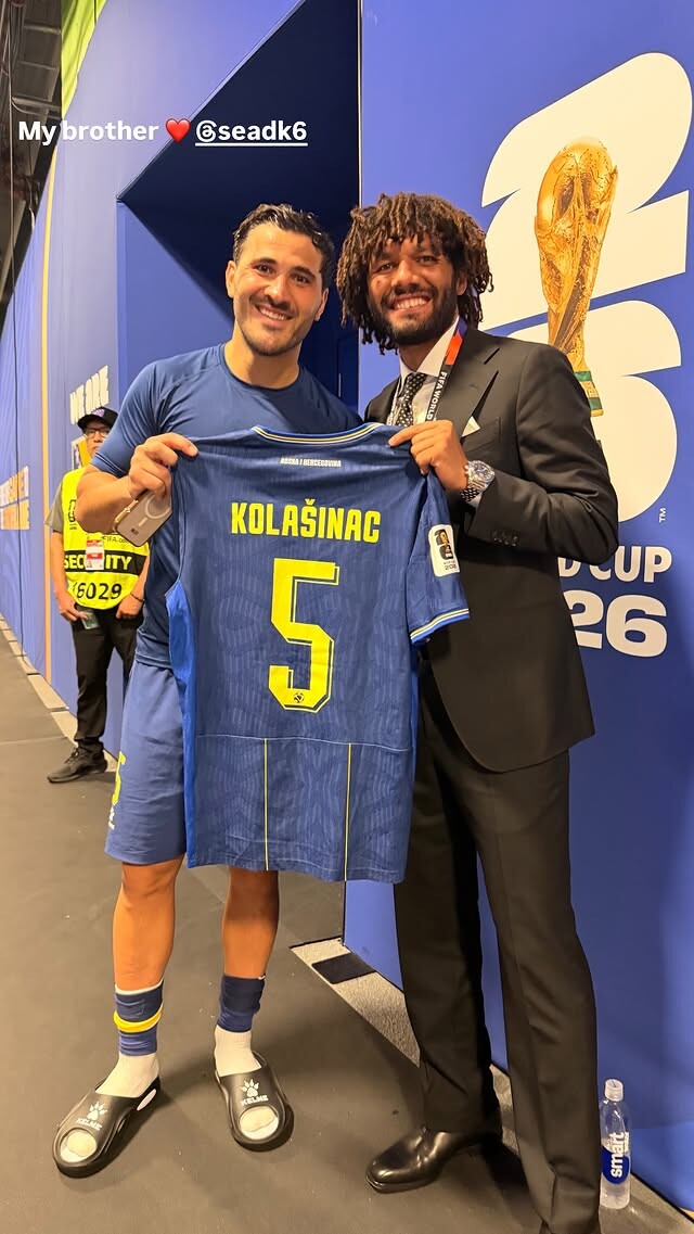 Sead Kolašinac i Mohamed Elneny (Foto: Instagram)