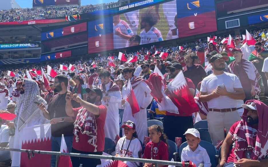 Dobro raspoloženje među katarskim navijačima (Foto: telegraph.co.uk)