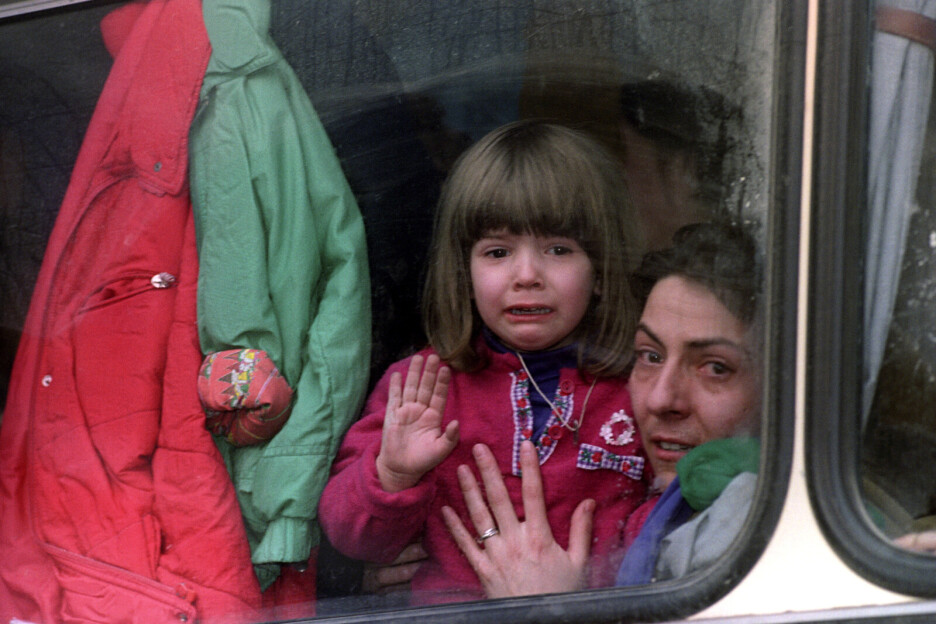 Fotografija djevojčice Maše u suzama je nastala u novembru 1992. godine (Foto: EPA-EFE)