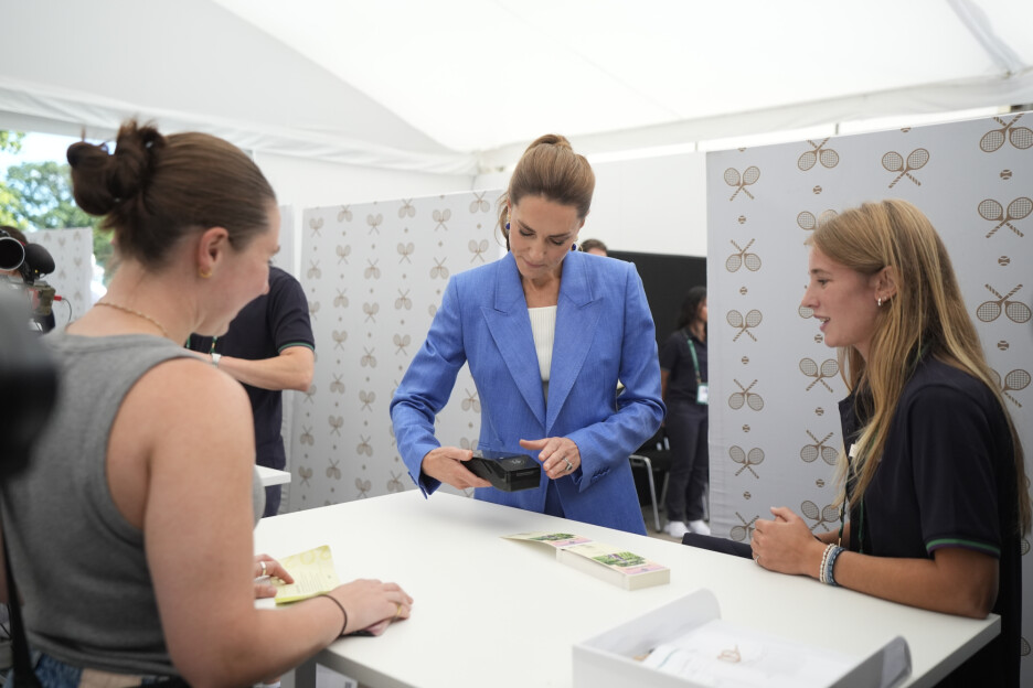 Princeza Kate na Wimbledonu (Foto: AP)