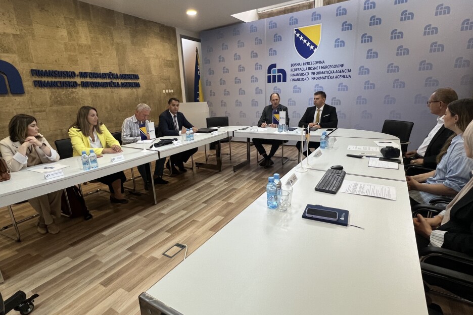 Sastanak predstavnika FIA-e i Udruženja poslodavaca FBiH (Foto: Udruženje poslodavaca FBiH)