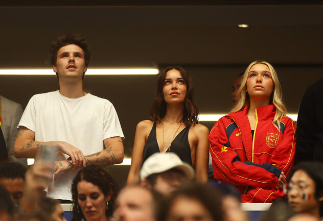 Cruz Beckham, Jackie Apostel i Harper Beckham (Foto: Reuters)