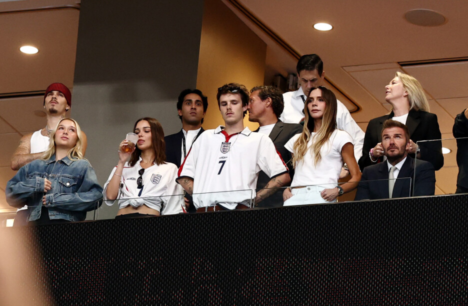Victoria i David Beckham s djecom (Foto: Reuters)