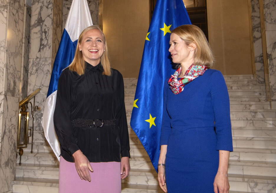 Elina Valtonen i Kaja Kallas (Foto: EPA-EFE)