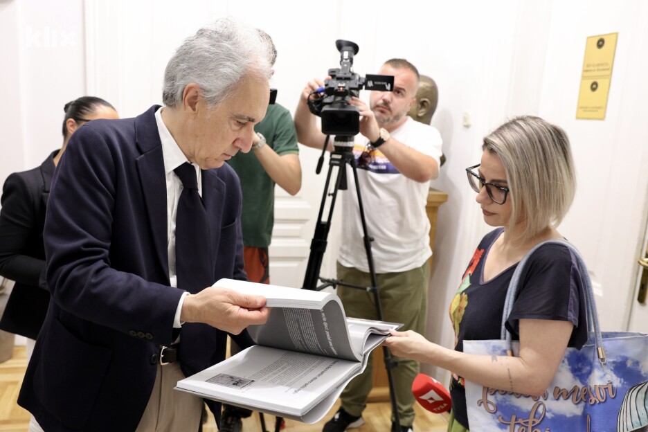 Franco Giuliano, autor i kurator izložbe (Foto: S. S./Klix.ba)