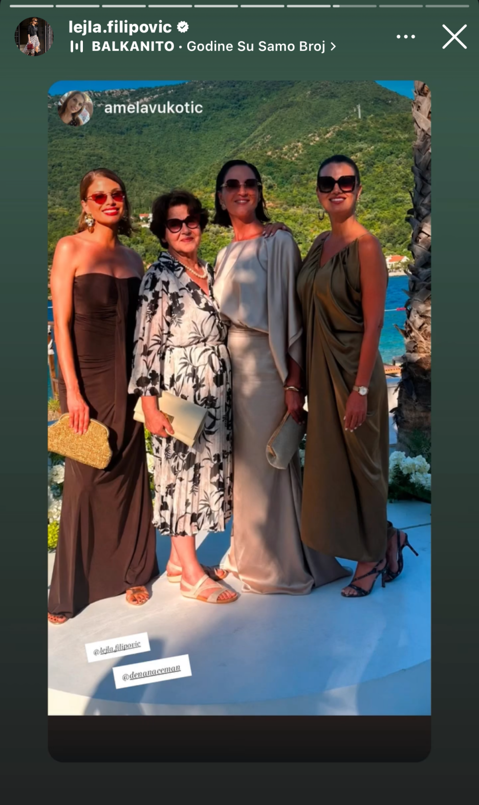 Lejla Filipović s majkom i sestrama (Foto: Instagram)