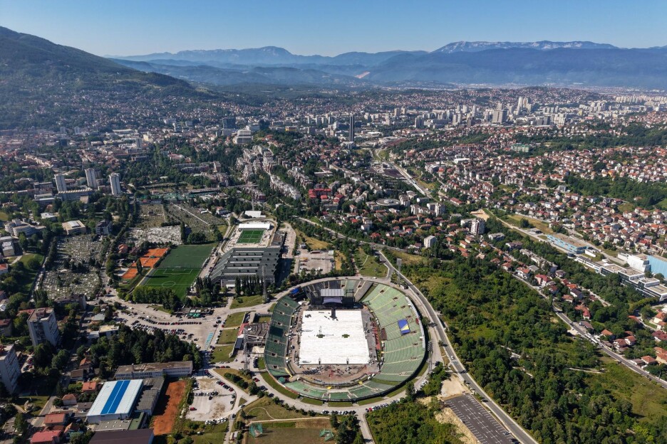 Koševo je spremno za koncerte (Foto: Armin Durgut/Pixsell)