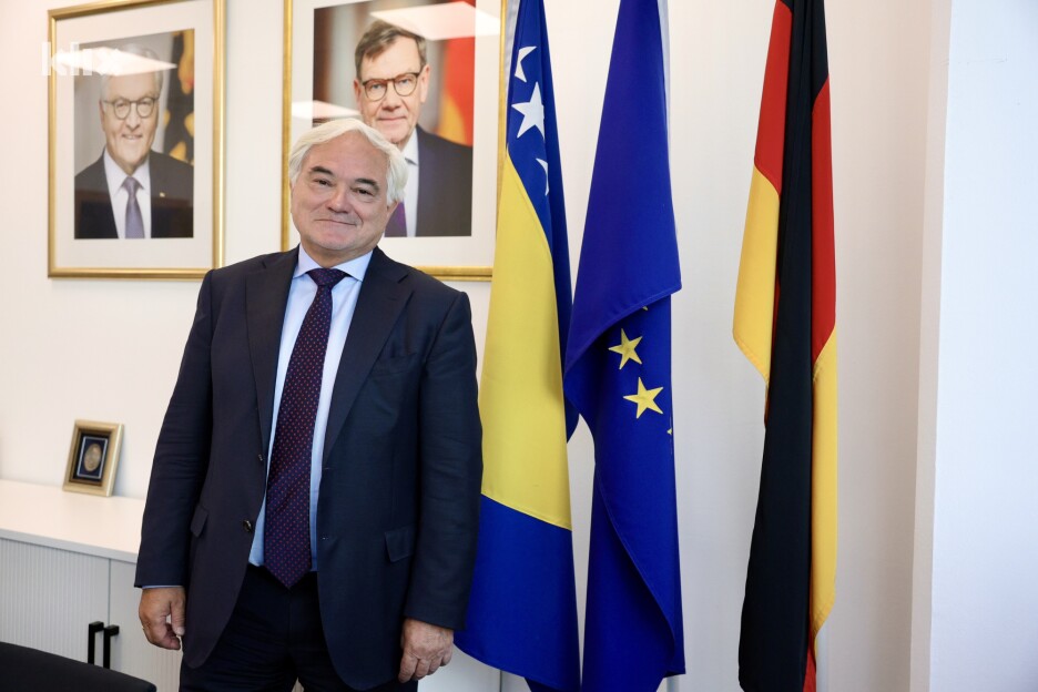 Ambasador Njemačke u BiH Alfred Grannas (Foto: S. S./Klix.ba)