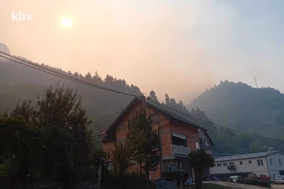 Vatrena stihija na Kanjini širi se prema Džepskoj planini (Foto: Klix.ba)