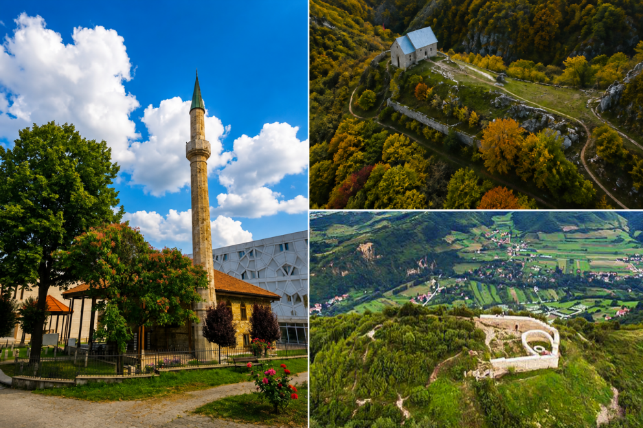 Sultan Ahmedova džamija Zenica, stari grad Bobovac, stari grad Visoki