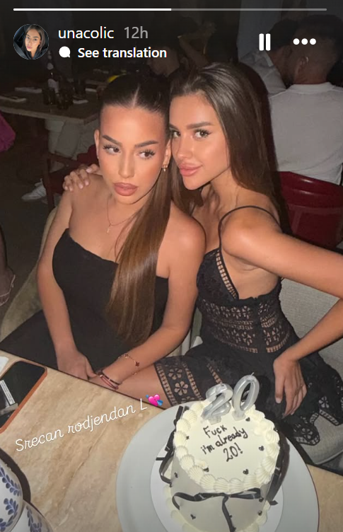 Una i Lara Čolić u Cannesu (Screenshot: Instagram)