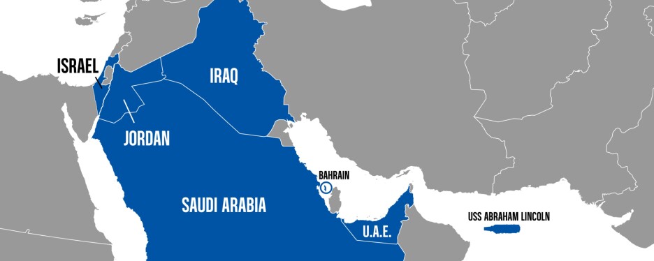 Nova mapa koju je objavio CENTCOM (Foto: CENTCOM)