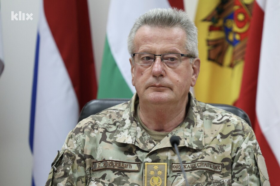 Načelnik Zajedničkog štaba Oružanih snaga Bosne i Hercegovine generalpukovnik Gojko Knežević (Foto: S. S./Klix.ba)