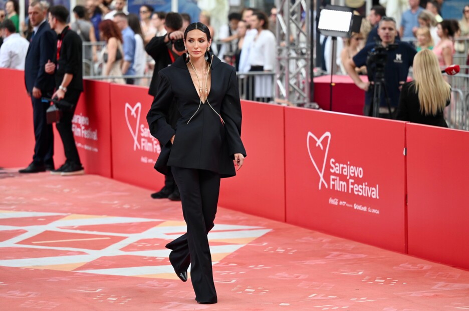 Džejla Glavović Očuz na crvenom tepihu Sarajevo Film Festivala (Foto: T. S./Klix.ba)