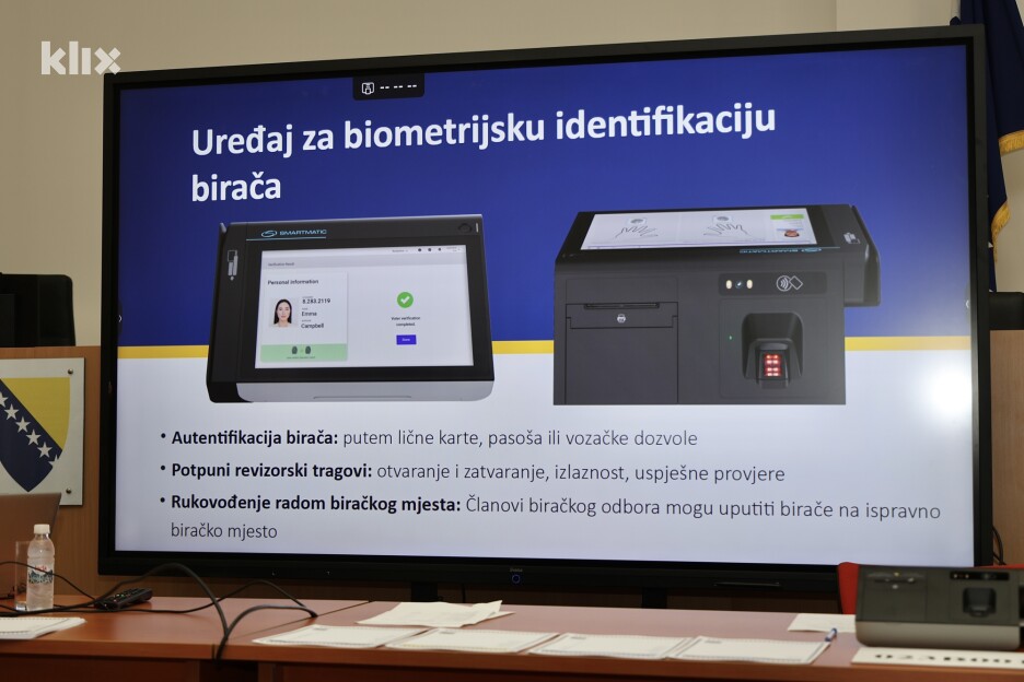 Predstavljen je uređaj za biometrijsku autentifikaciju (Foto: I. Š./Klix.ba)