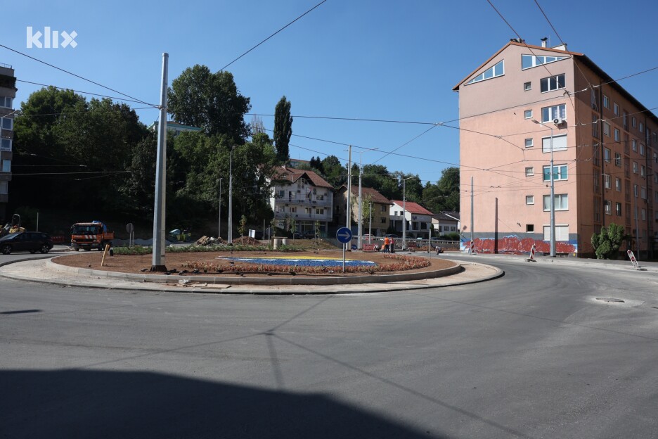 Kružni tok će biti u funkciji po okončanju radova (Foto: S. S./Klix.ba)
