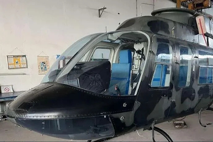 Helikopter danas u hangaru Helikopterske jedinice FUP-a (Foto: FUP)