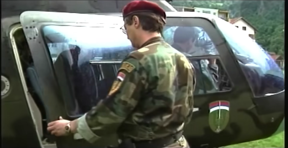 Amblem RBD Srbije na ukradenom helikopteru MUP RBiH
