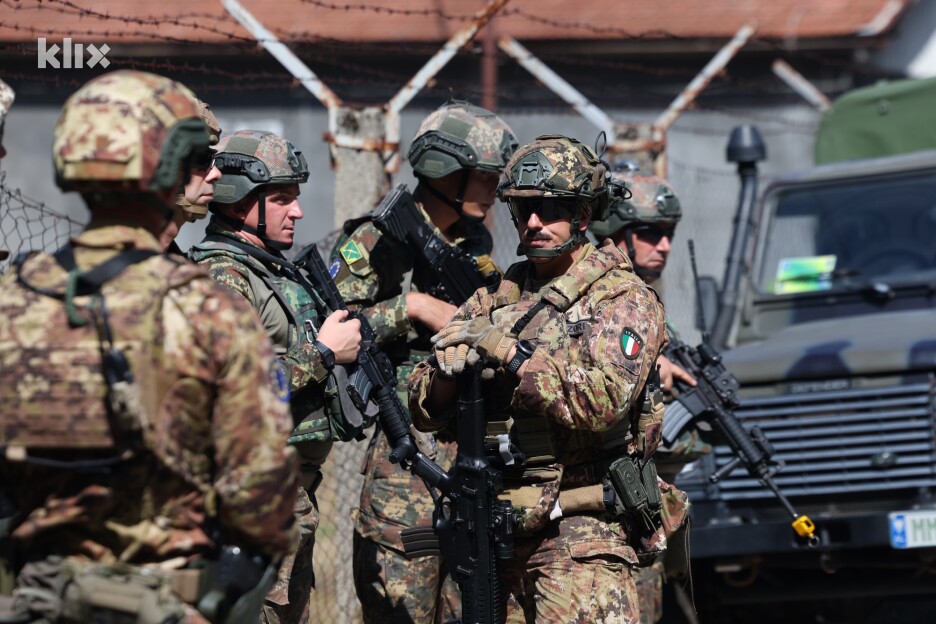 Snage EUFOR-a na lokaciji Krčmarice (Foto: S. S./Klix.ba)