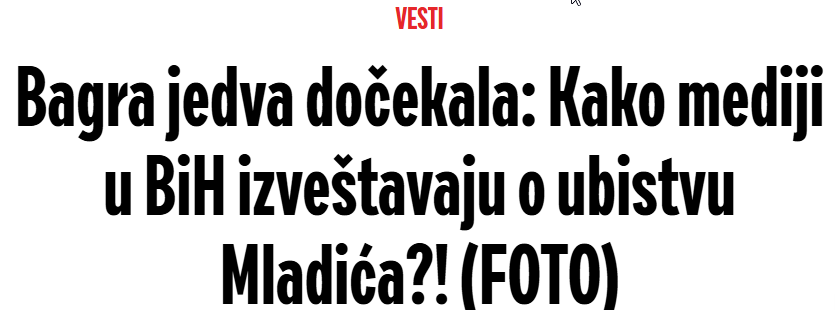 Sramotna objava Informera