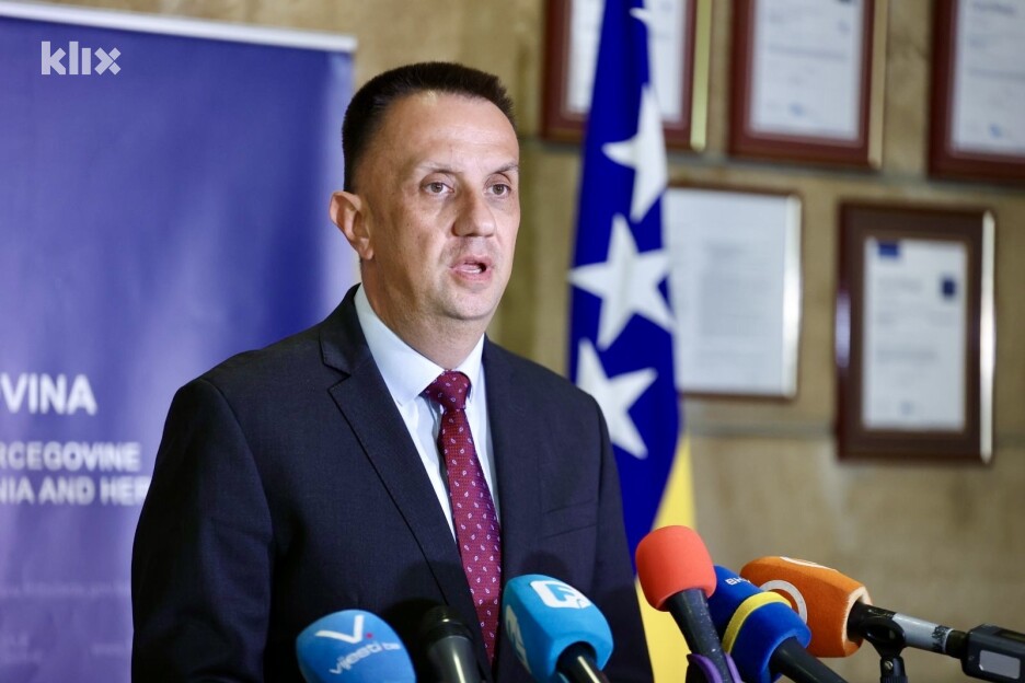 Vedran Lakić, federalni ministar energije, rudarstva i industrije (Foto: T. S./Klix.ba)