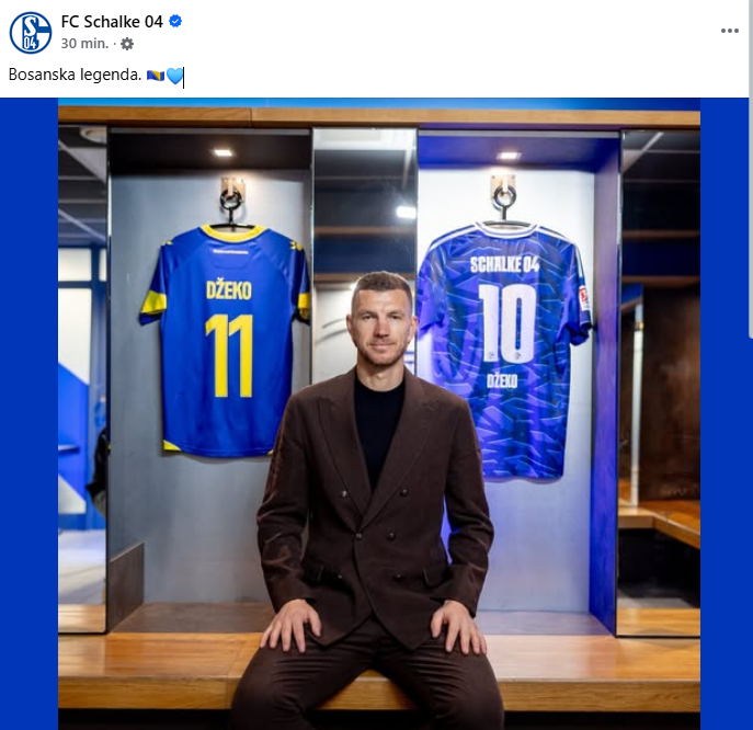Objava Schalkea na društvenim mrežama (Foto: Screenshot)
