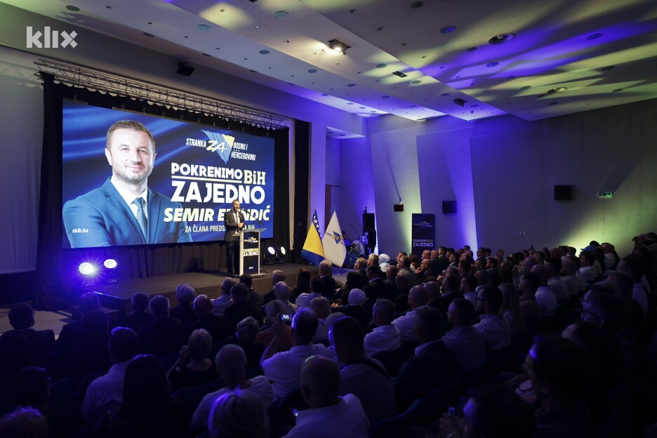 Predizborni skup SBiH-a (Foto: I. Š./Klix.ba)