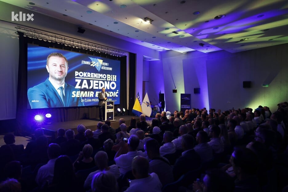 Predizborni skup SBiH-a (Foto: I. Š./Klix.ba)