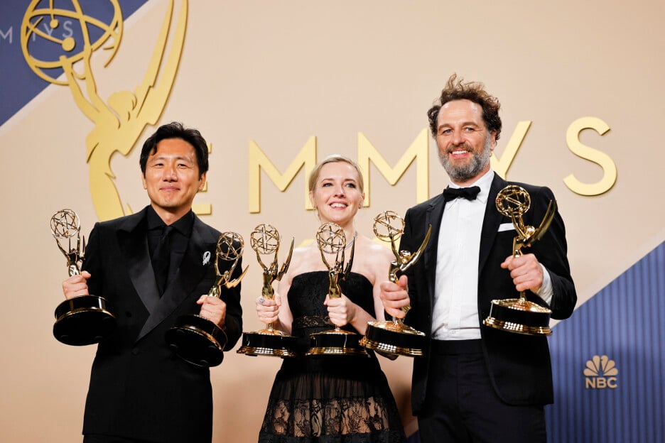 Hiro Murai, Katie Dippold i Matthew Rhys (Foto: Reuters)