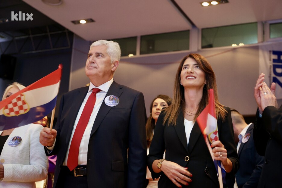 Dragan Čović i Darijana Filipović (Foto: I. Š./Klix.ba)