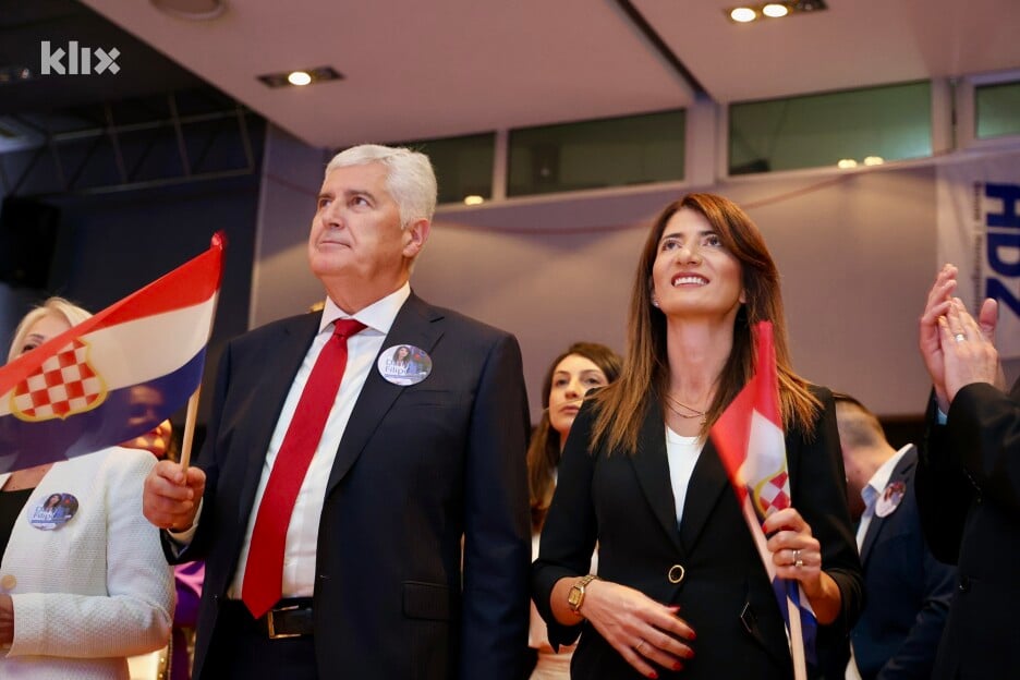 Dragan Čović i Darijana Filipović (Foto: I. Š./Klix.ba)