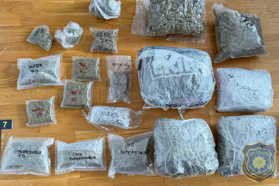 Zaplijenjena droga u Sarajevu