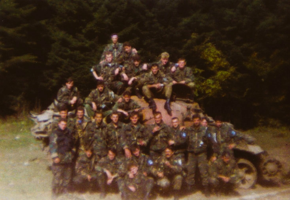 Pripadnici Odreda policije za specijalne namjene Lasta u Bihaću 1995. godine.