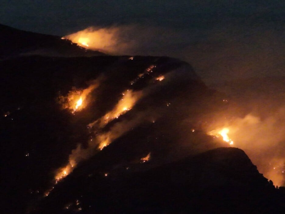 Požar na Čvrsnici (Foto: Uprava za civilnu zaštitu i vatrogastvo HNK)