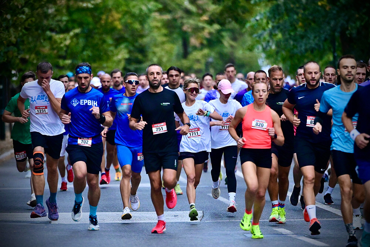 Utrka Audi B2B Run u Sarajevu okupila uposlenike 117 kompanija: Evo ko je bio najbrži