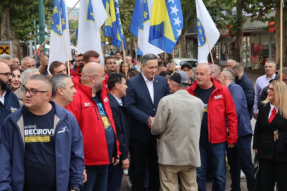 Bećirović u Vogošći: Ekonomski razvoj BiH neraskidivo je povezan s euroatlantskim putem BiH
