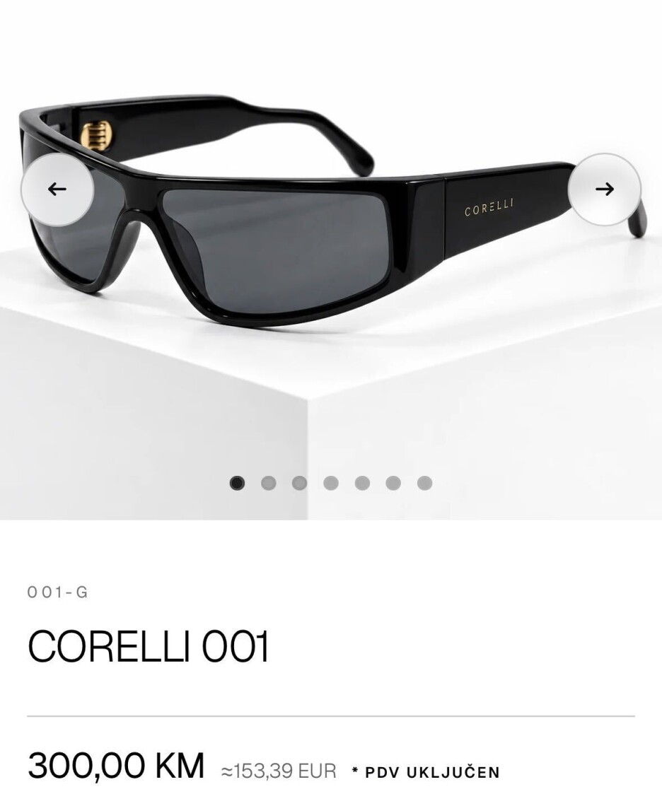 Model naočala Corelli 001