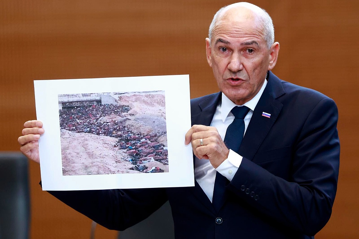 Janša fotografijom pokušao "dokazati" da su zločini u Sudanu veći od onih u Gazi: Ispostavilo se da je prikazao Gazu