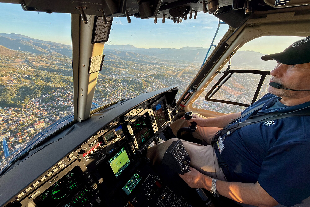 Letjeli smo u novom helikopteru MUP-a KS, pogledajte snimke Sarajeva iz zraka