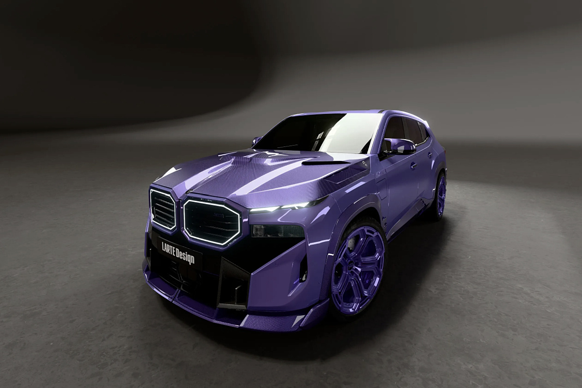 Larte Designov ljubičasti BMW XM ima dramatičan body kit